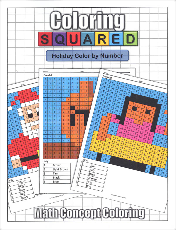 Coloring Squared: Holiday Color by Number | Coloring Squared