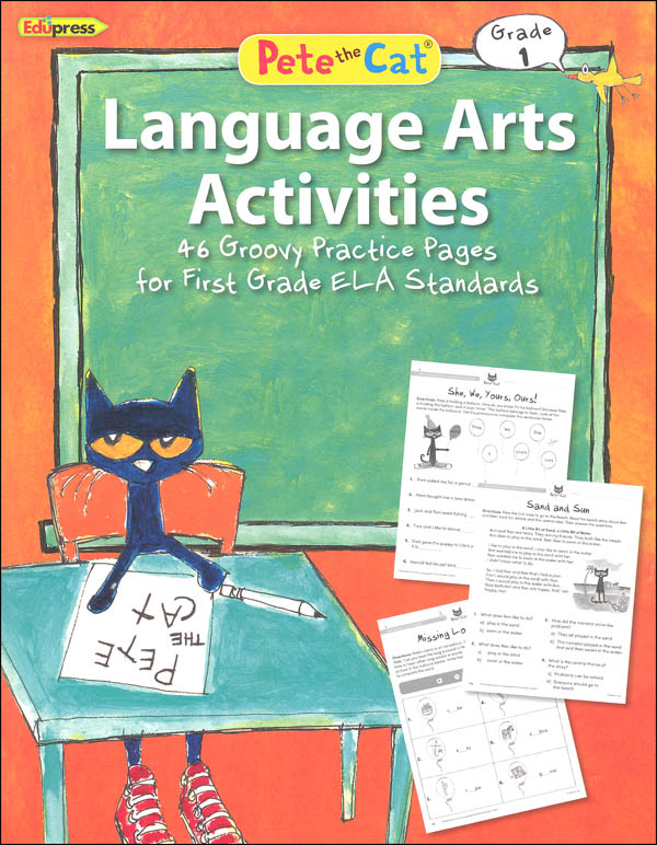 Pete the Cat Language Arts Workbook: Grade 1