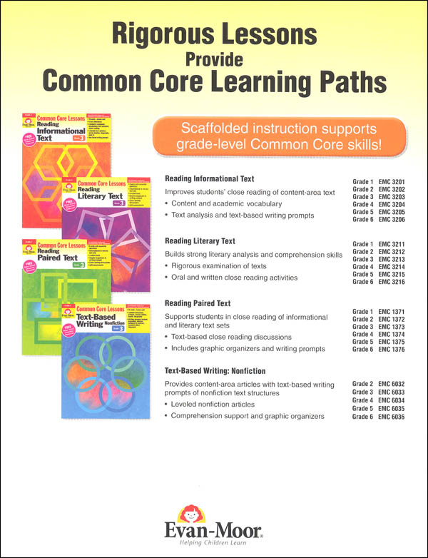 Reading Literary Text - Grade 3 Teacher (Common Core Lessons) | Evan