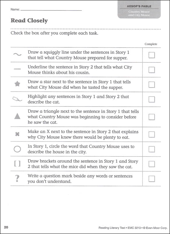 Reading Literary Text - Grade 3 Teacher (Common Core Lessons) | Evan