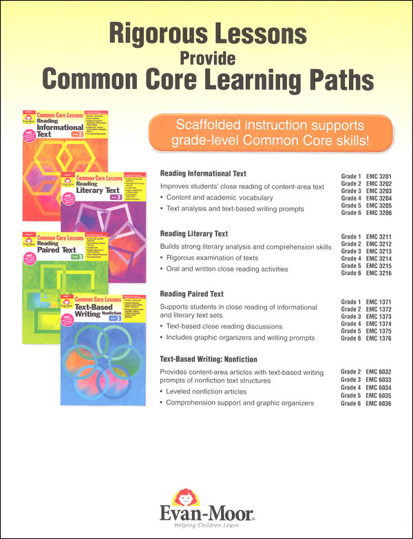 Reading Literary Text - Grade 6 Teacher (Common Core Lessons) | Evan