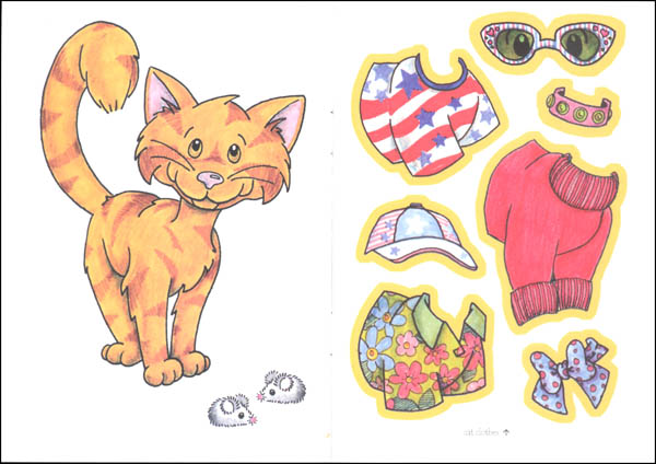 cat paper dolls