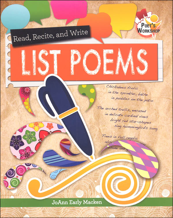 Read, Recite, and Write List Poems (Poet's Workshop)