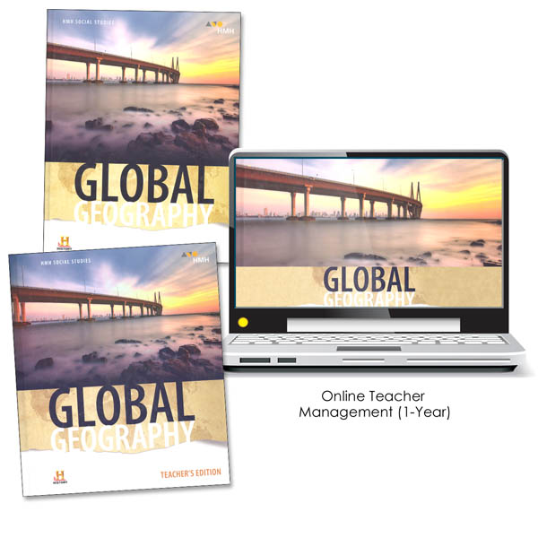 HMH Social Studies Global Geography Homeschool Package Grade 912
