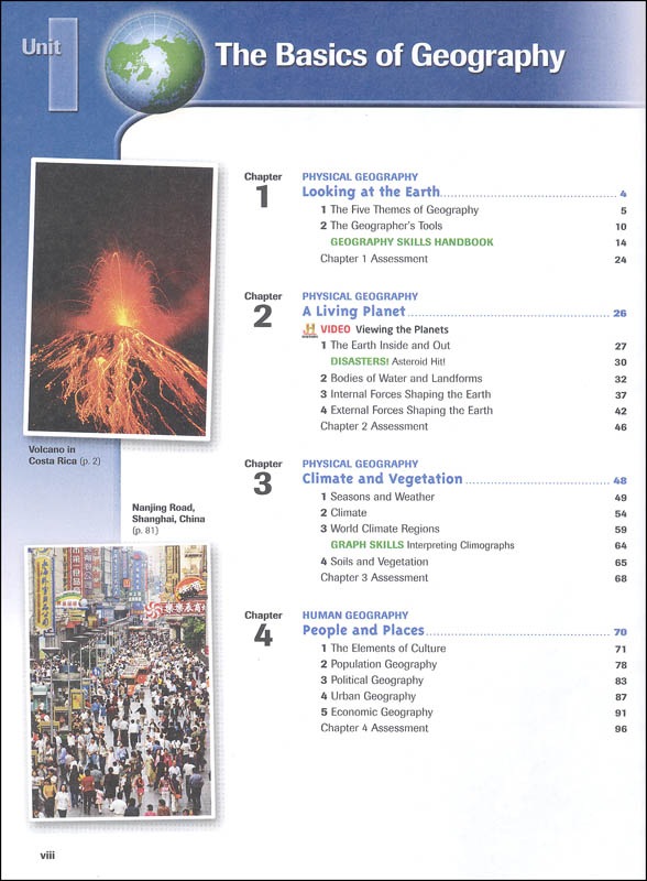 HMH Social Studies Global Geography Homeschool Package Grade 912