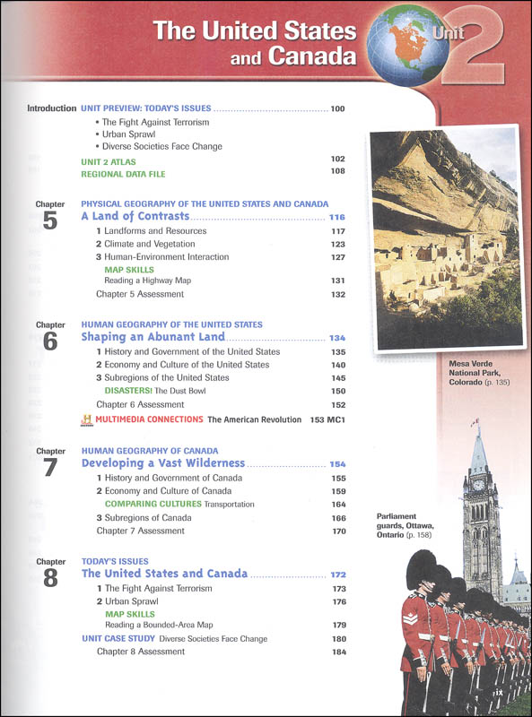 HMH Social Studies Global Geography Homeschool Package Grade 912