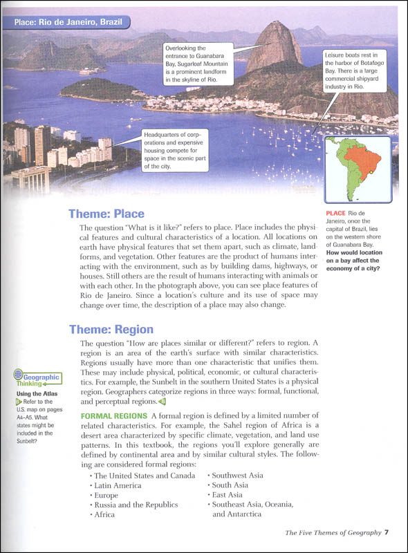 HMH Social Studies Global Geography Homeschool Package Grade 912
