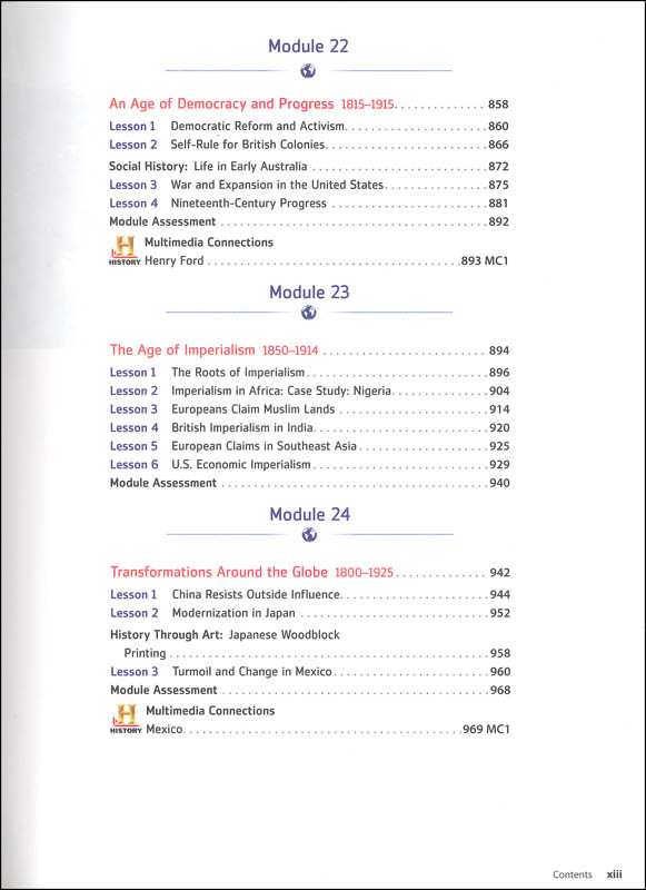 HMH Social Studies World History Homeschool Package Grade 912