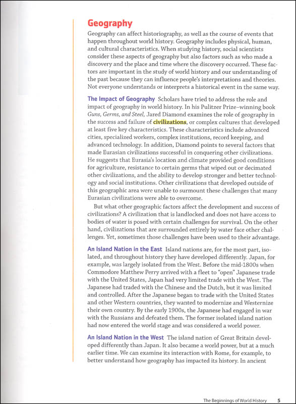 HMH Social Studies World History Homeschool Package Grade 912