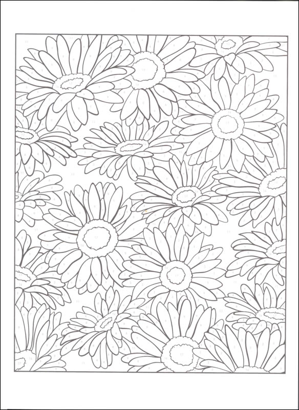 Floral Design Color by Number (Creative Haven) Dover Publications