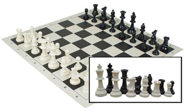 Tournament Chess Set in a Tube