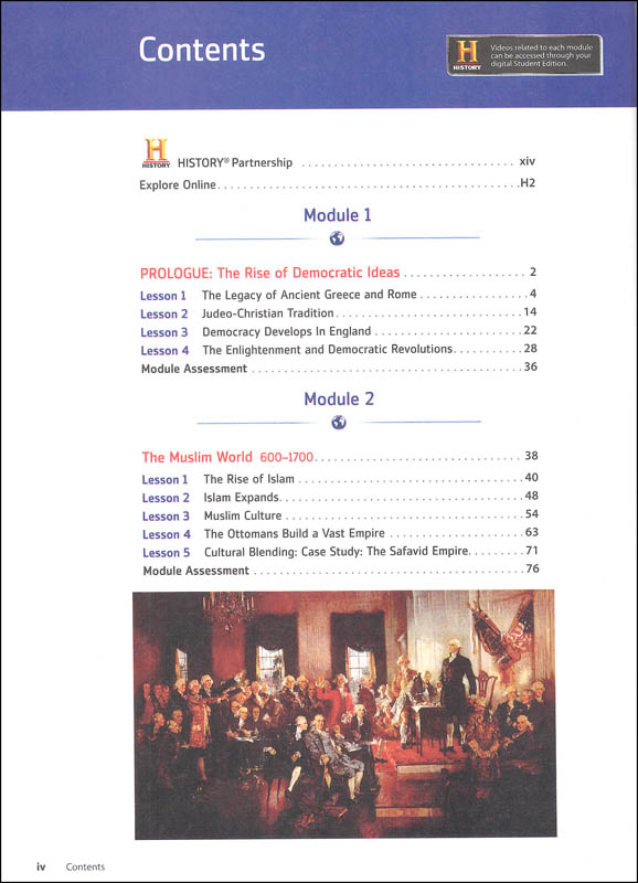 Modern World History Homeschool Package Houghton Mifflin Harcourt