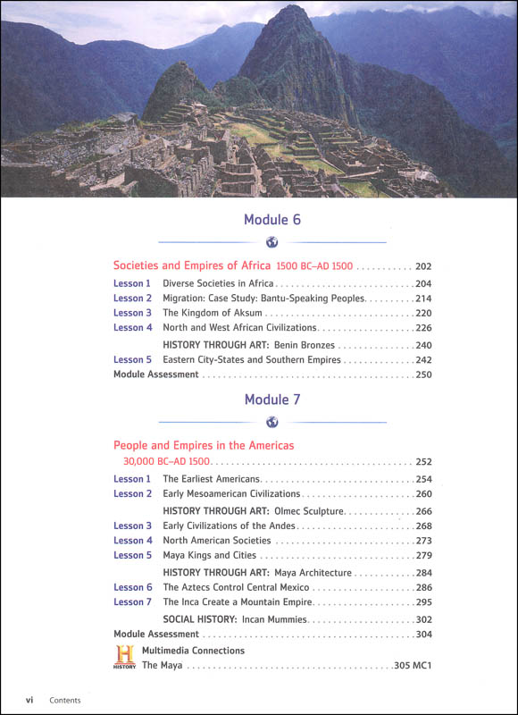 Modern World History Homeschool Package Houghton Mifflin Harcourt