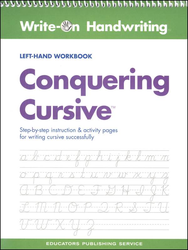 Conquering Cursive Left-Hand Workbook
