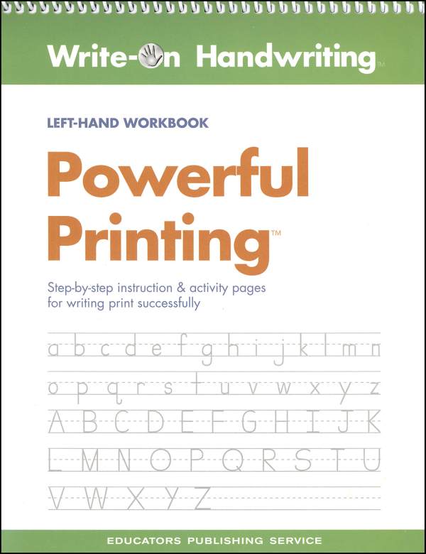 Powerful Printing Left-Hand Workbook