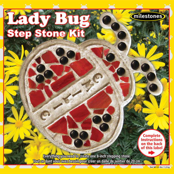 Lady Bug Stepping Stone Kit Milestones Products