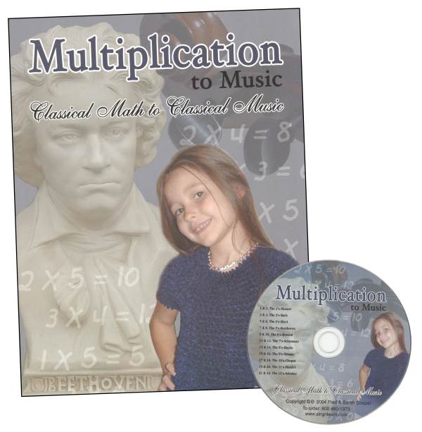 Multiplication to Music Classical Book & CD