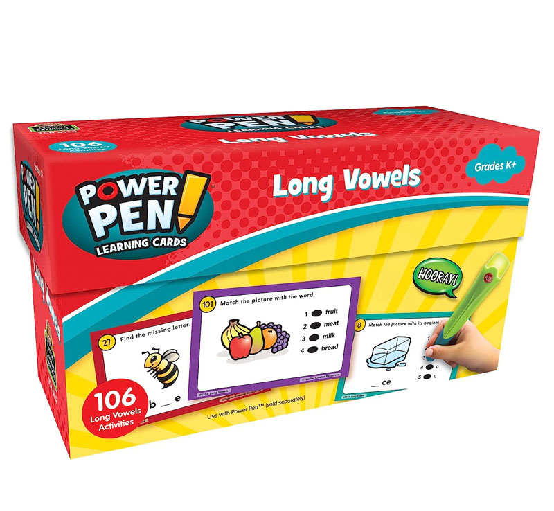Power Pen Learning Cards - Long Vowels