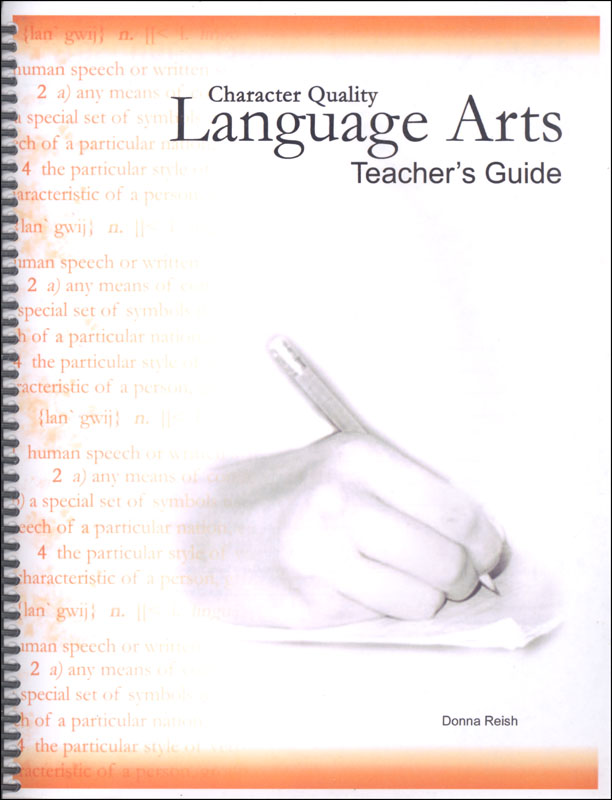 Character Quality Language Arts Teacher