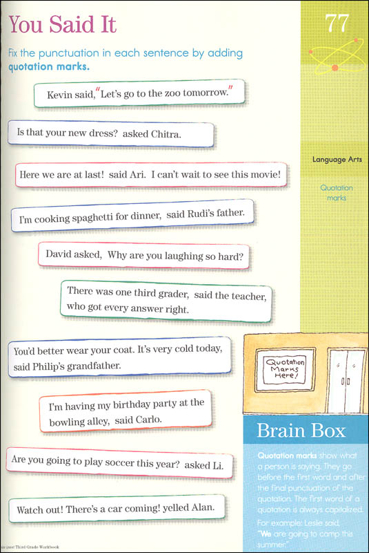 brain quest workbook grade 3 workman publishing company 9780761149163