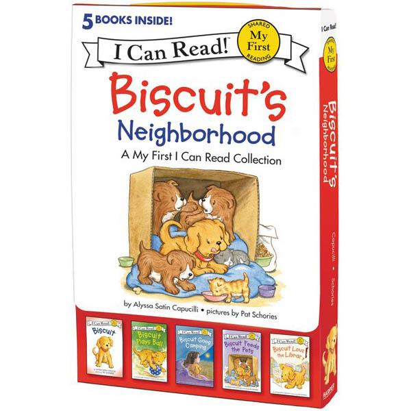 Biscuit's Neighborhood: 5 Fun-Filled Stories in 1 Box! (I Can Read! My First)