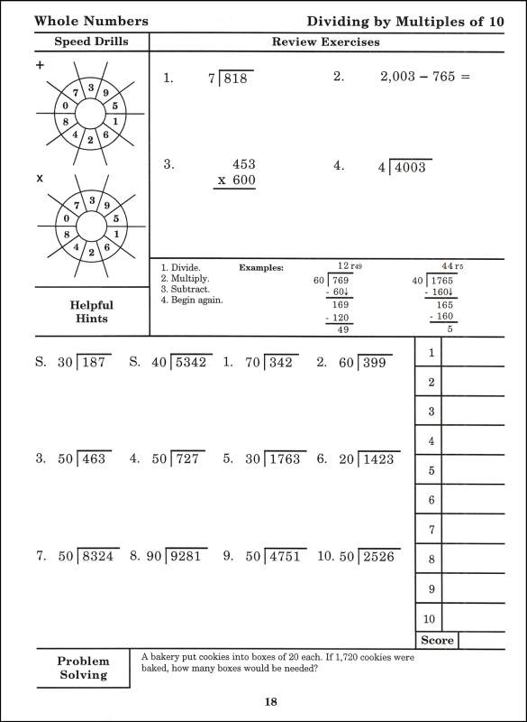 Mastering essential math skills book two with dvd math essentials