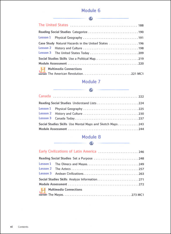 World Geography Western World Homeschool Package Houghton Mifflin