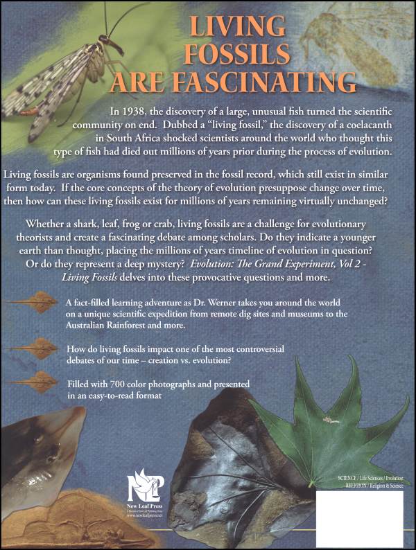 Living Fossils Evolution Grand Experiment Volume 2 New Leaf