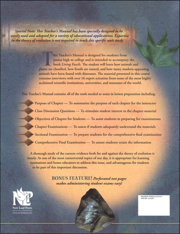 Living Fossils Evolution Grand Experiment Volume 2 Teacher's Guide