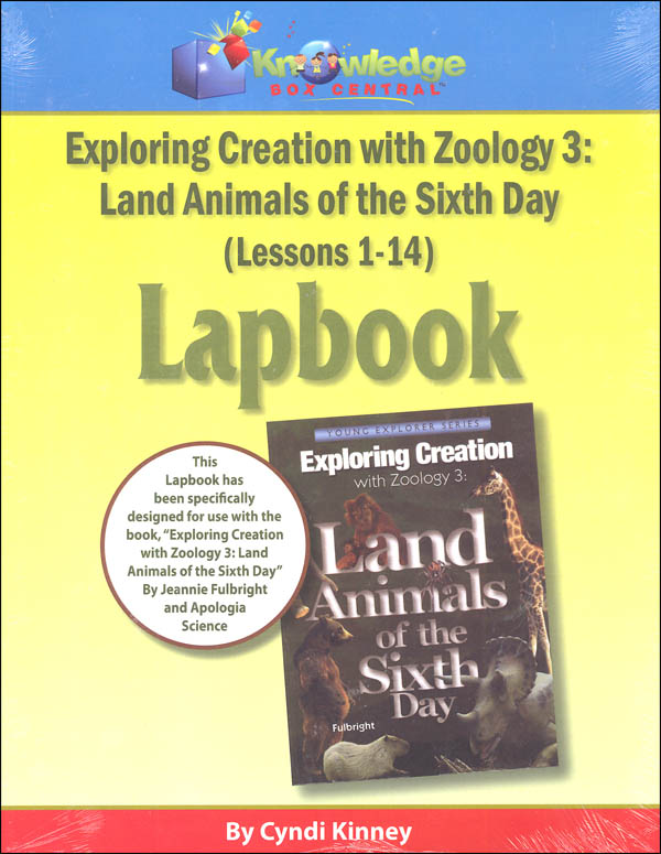 Apologia Exploring Creation With Zoology 3 Complete Lapbook Package Printed Booklets
