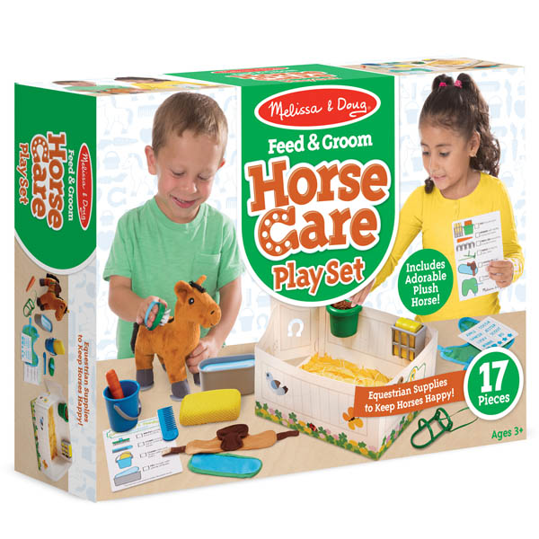 melissa and doug horse grooming kit