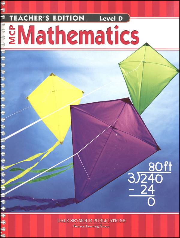 MCP Math Level D Teacher's Guide 2005