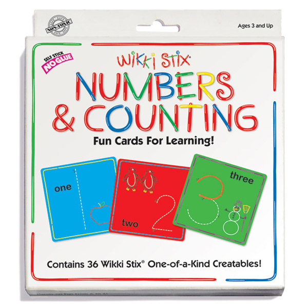 Wikki Stix Numbers & Counting Card Set