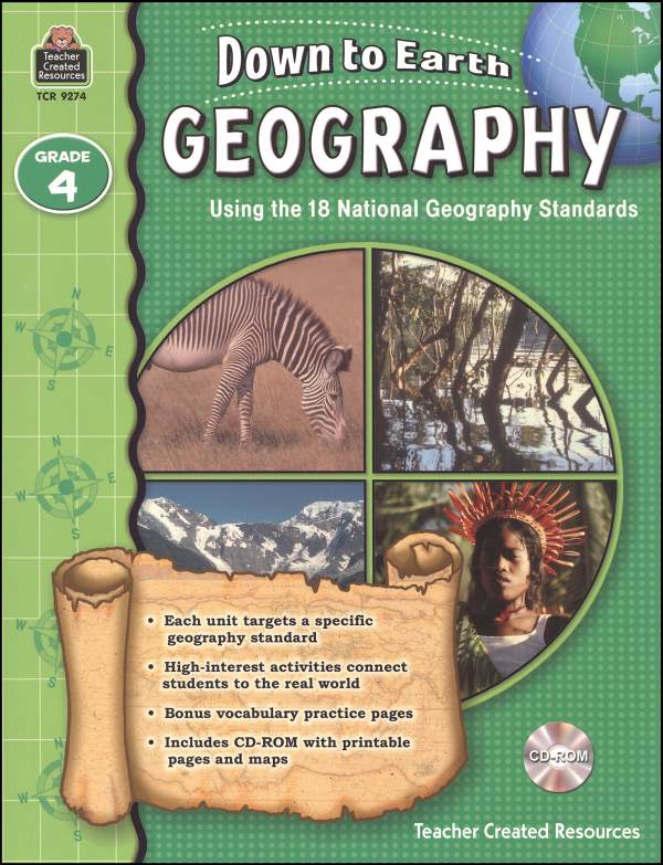 Down to Earth Geography Grade 4 Teacher Created Resources