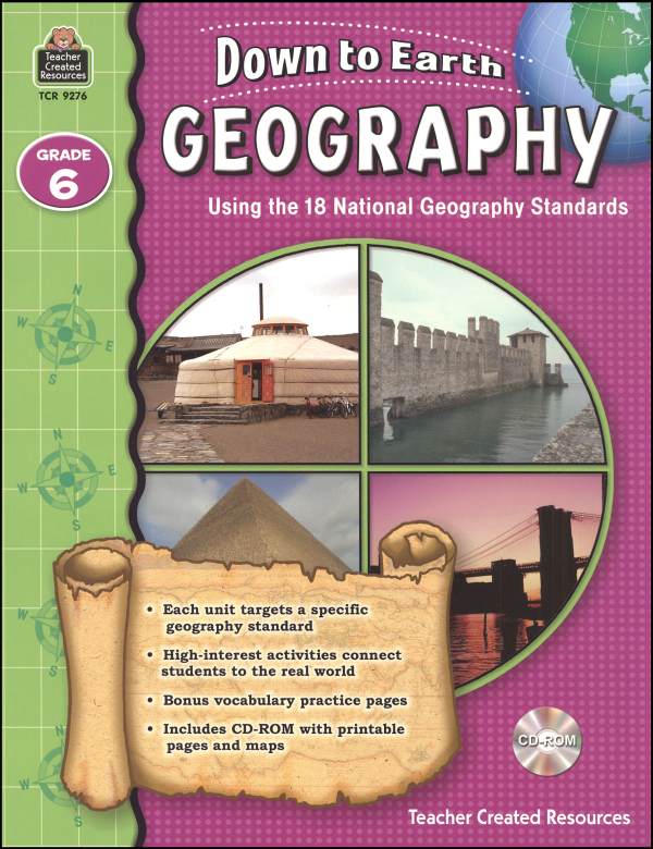 Down to Earth Geography - Grade 6 | Teacher Created Resources ...