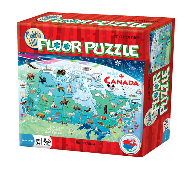 Map of Canada Floor Puzzle (48 piece)
