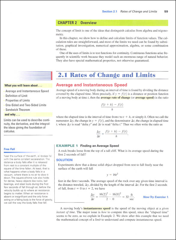 pearson ap calculus textbook answers