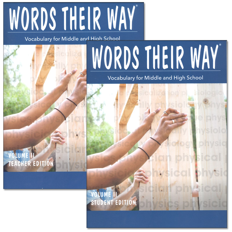 Words Their Way: Vocabulary for Middle and High School Volume 2 Homeschool Bundle