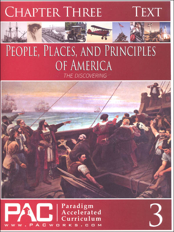 People, Places, and Principles of America Chapter 3 Text