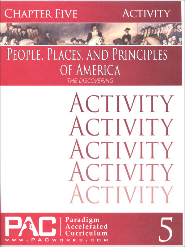 People, Places, and Principles of America Chapter 5 Activities