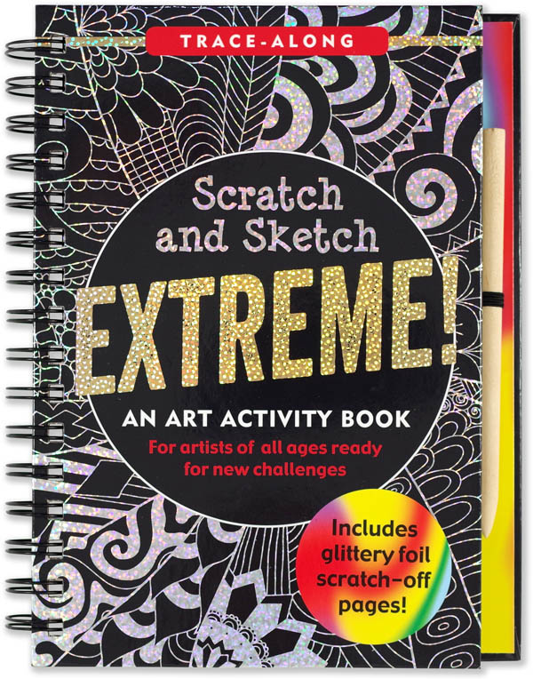 Scratch and Sketch Extreme! Art Activity Book | Peter Pauper Press