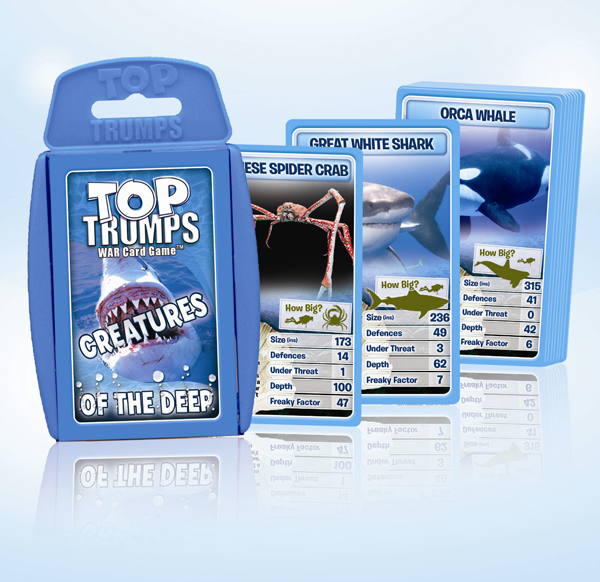 Sharks Top Trumps Card Game New Sealed 
