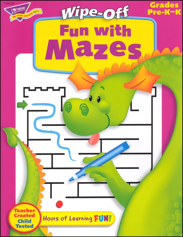 Fun With Mazes Wipe Off Book 