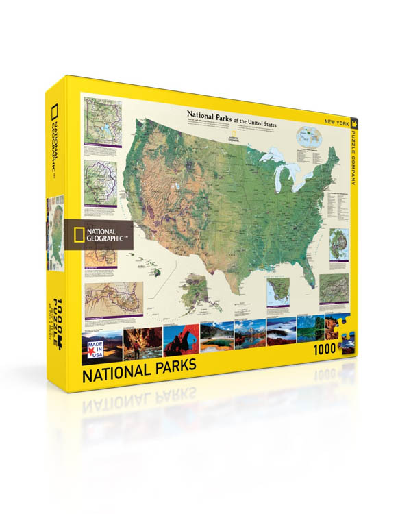 American National Parks Puzzle - 1000 piece (National Geographic)