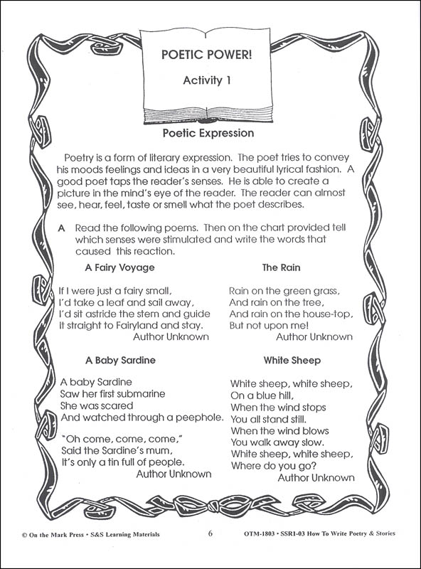 How to write poems for beginners picture