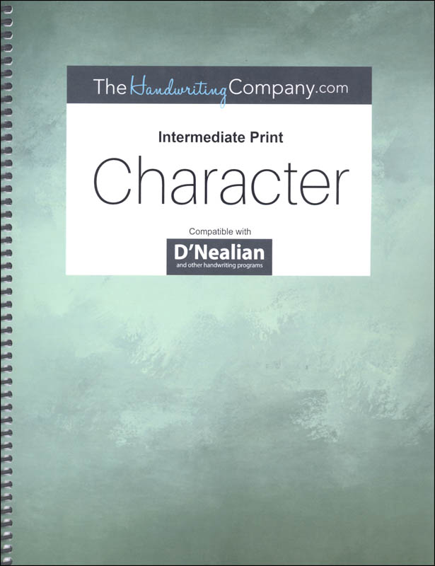 Character D'Nealian - Intermediate Print