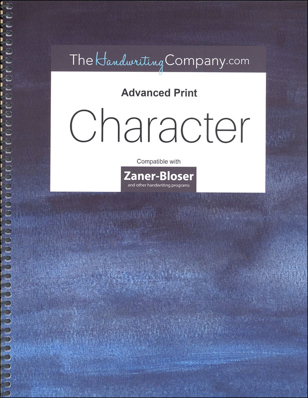 Character Zaner-Bloser - Advanced Print