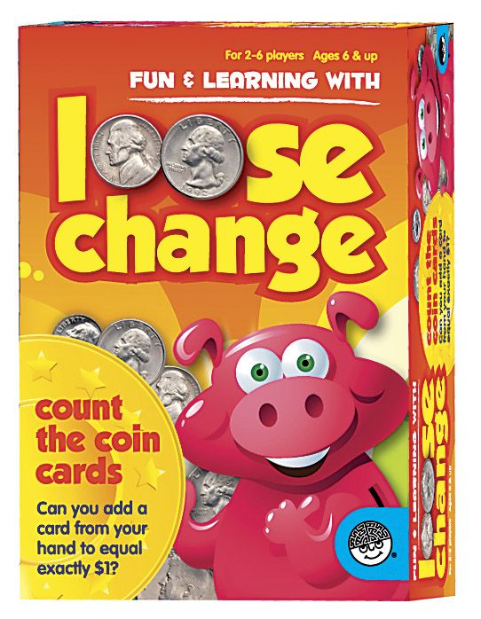 Great a Card game that teaches math and money for kids MindWare Loose Change 