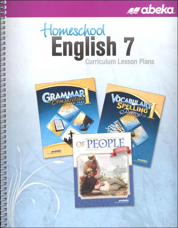 English 7 Homeschool Curriculum Lesson Plans