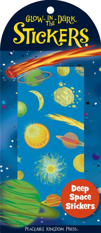  Glow  in the Dark Deep Space  Stickers  Peaceable Kingdom 